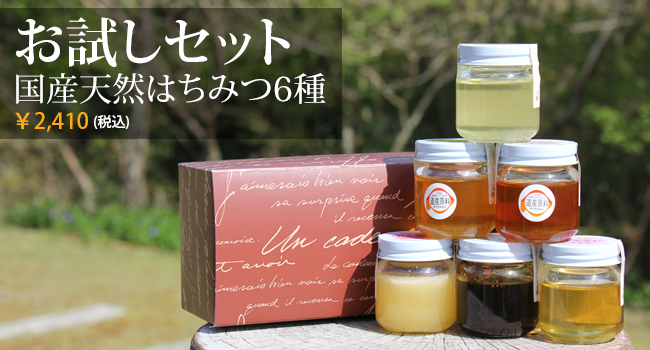 国産天然はちみつ お試しセット